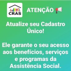 CRAS – Atualize seu cadastro único!