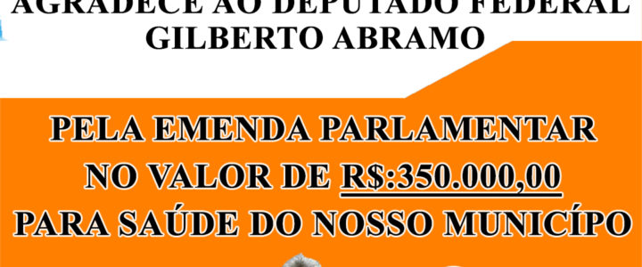 Emenda Parlamentar para nossa Saúde!!!!