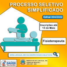 Processo Seletivo Simplificado – Fisioterapeuta