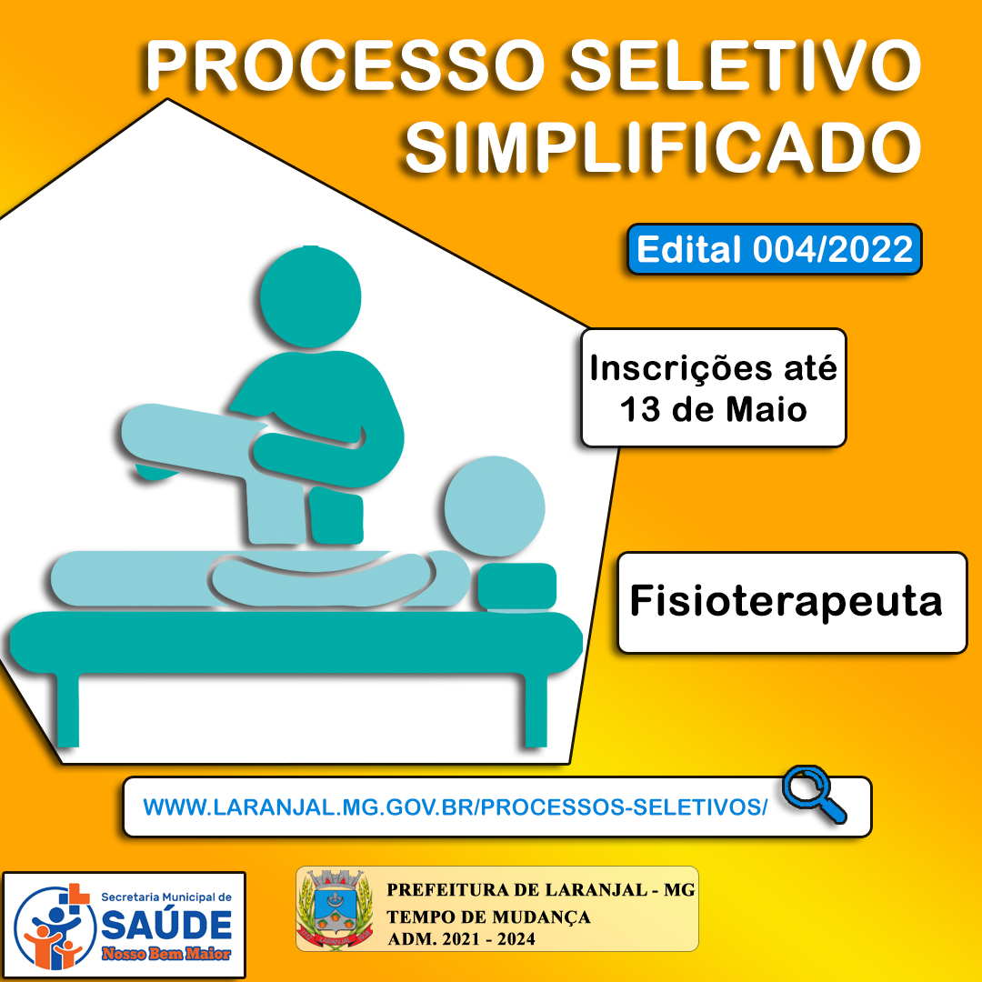 Processo Seletivo Simplificado – Fisioterapeuta