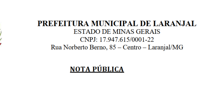 NOTA PÚBLICA